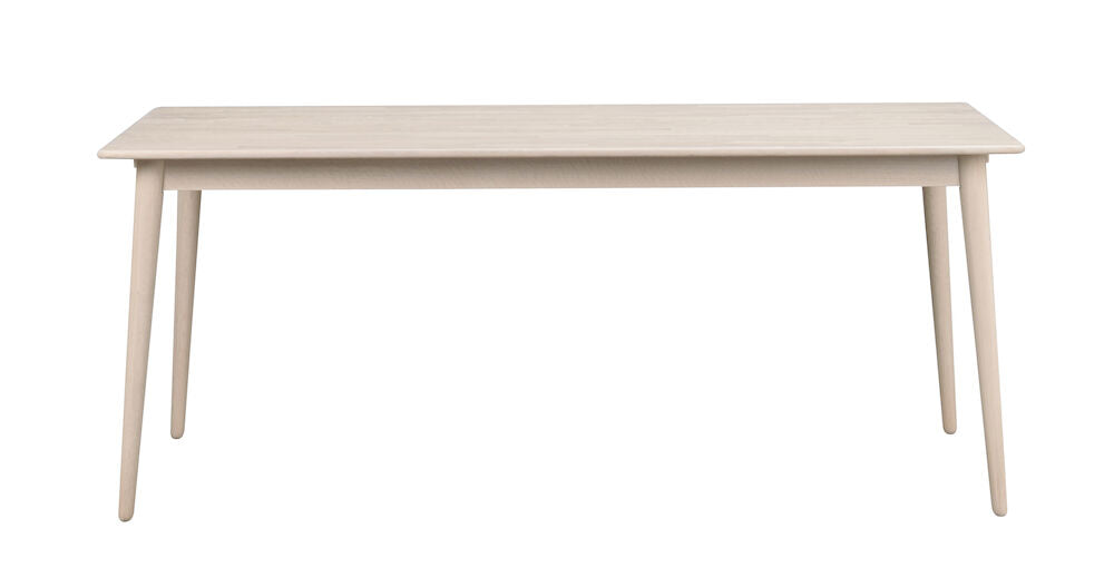 Tyler-ruokapöytä 180 x 90 cm, valkotammi.