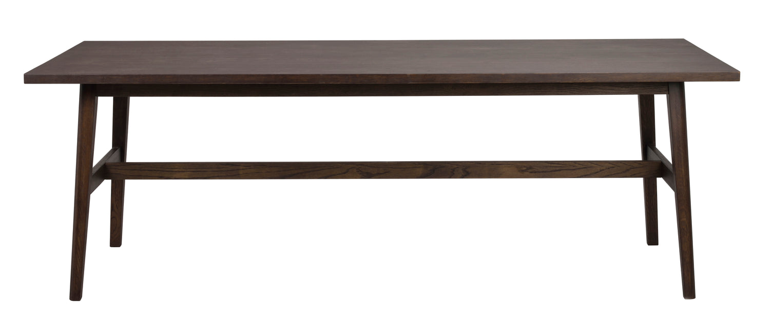 Savutammenvärinen Plainfield-ruokapöytä.