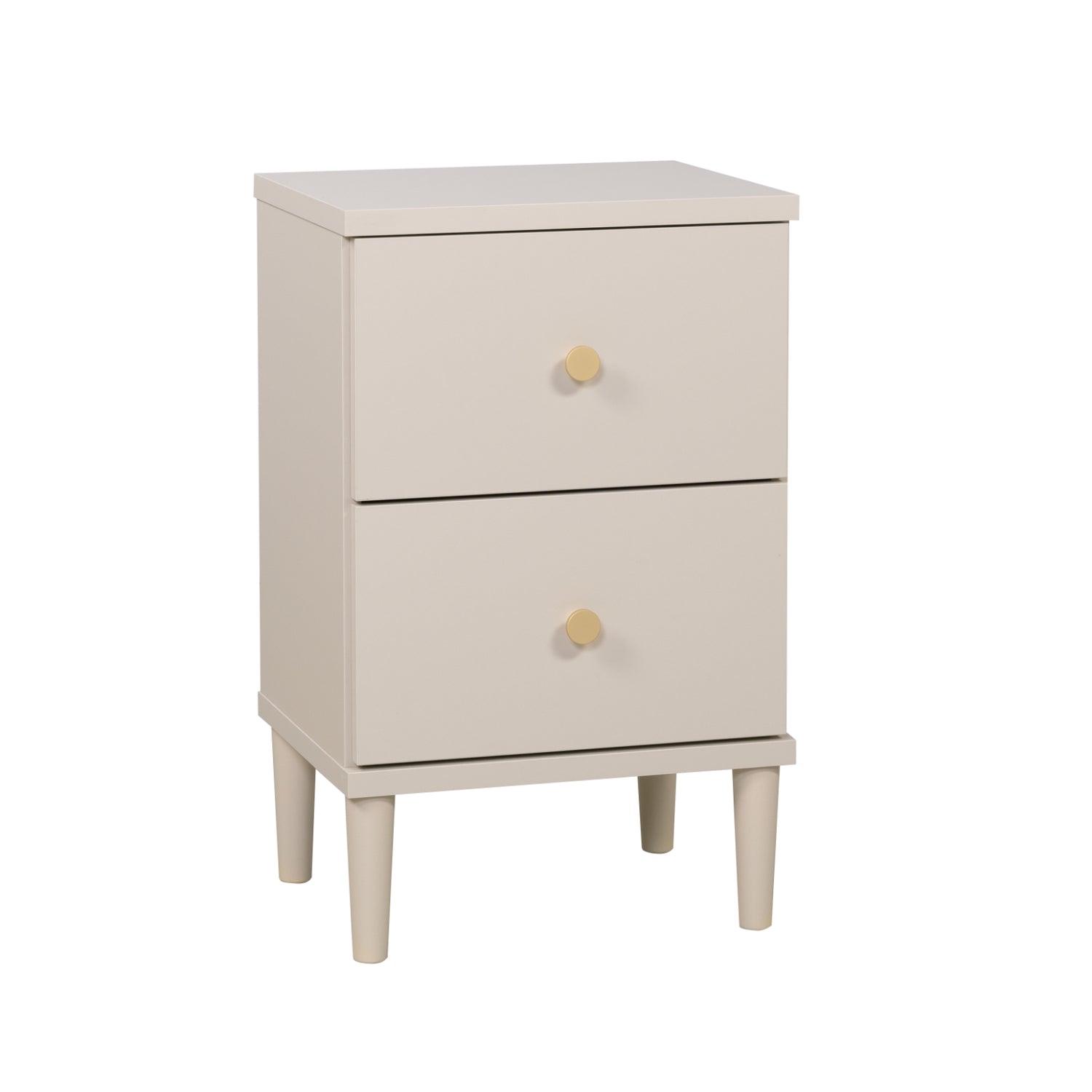 Tuomi-pikkulipasto, greigen värinen kultavetimillä.