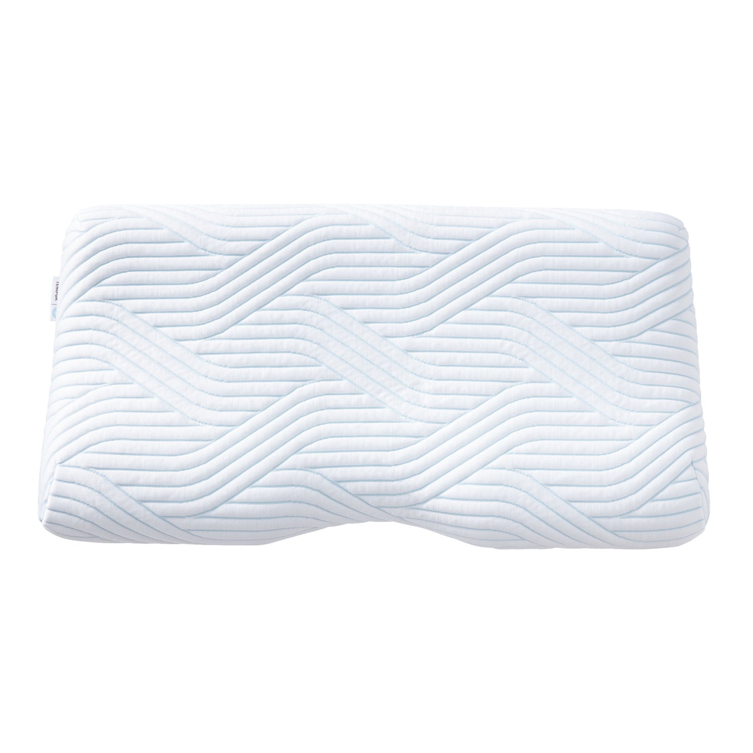 Tempur ErgoPlus SmartCool -tyynystä on saatavilla viisi eri korkeusvaihtoehtoa. Kuvassa tyyny ylhäältäpäin katsottuna.