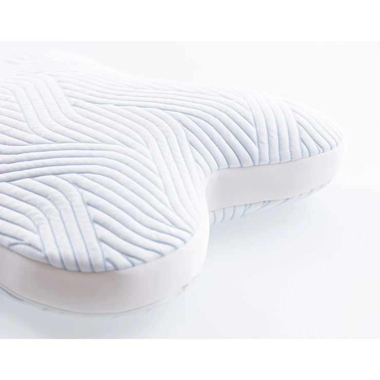 Tempur Ombracio -tyynyssä on vetoketjullinen, 3D-kuvioitu Smart Cool-päällinen.