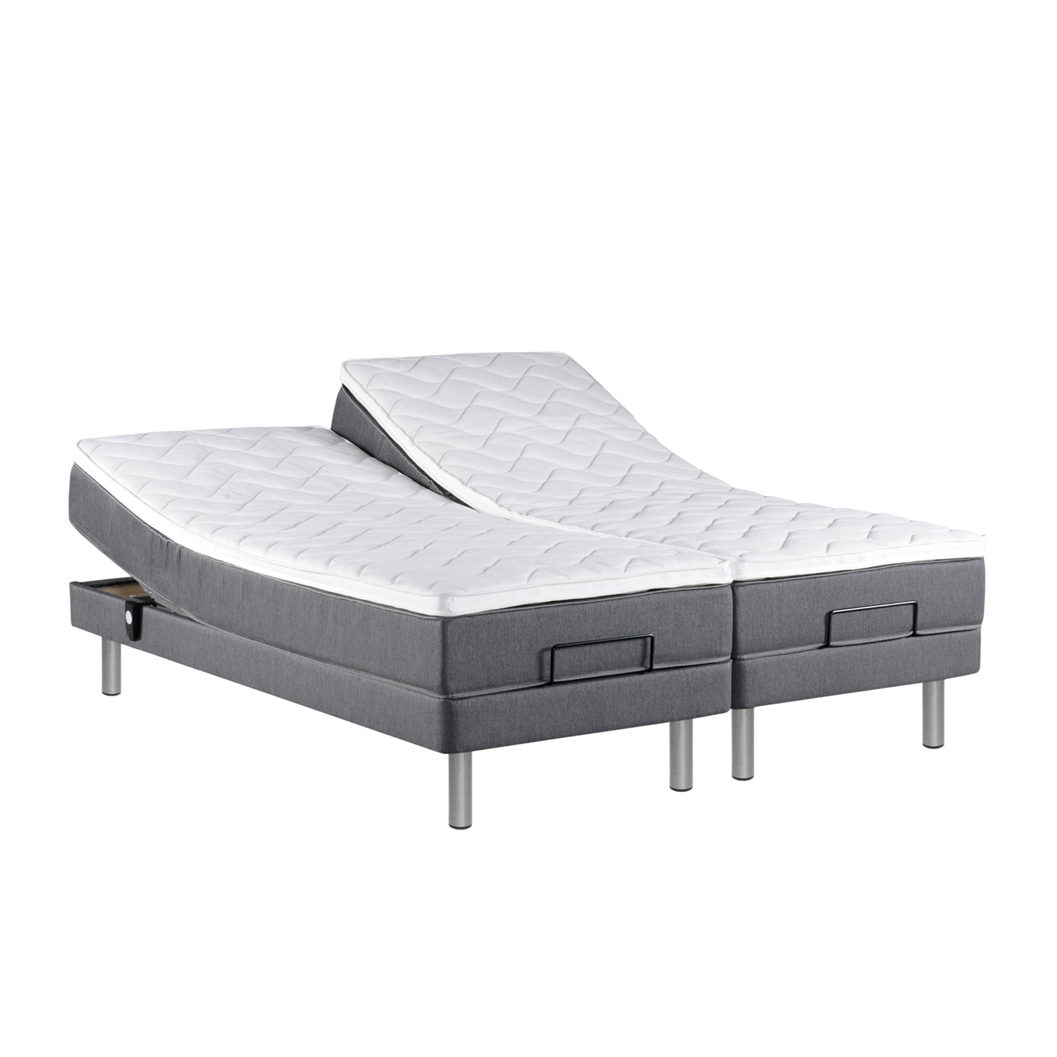 Aalto-moottorisänkypakettiin sisältyvät profiloidut sijauspatjat ja metallijalat.