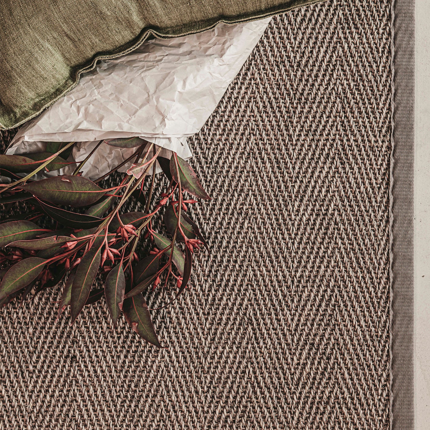 BARRAKUDA sileäksi kudottu matto