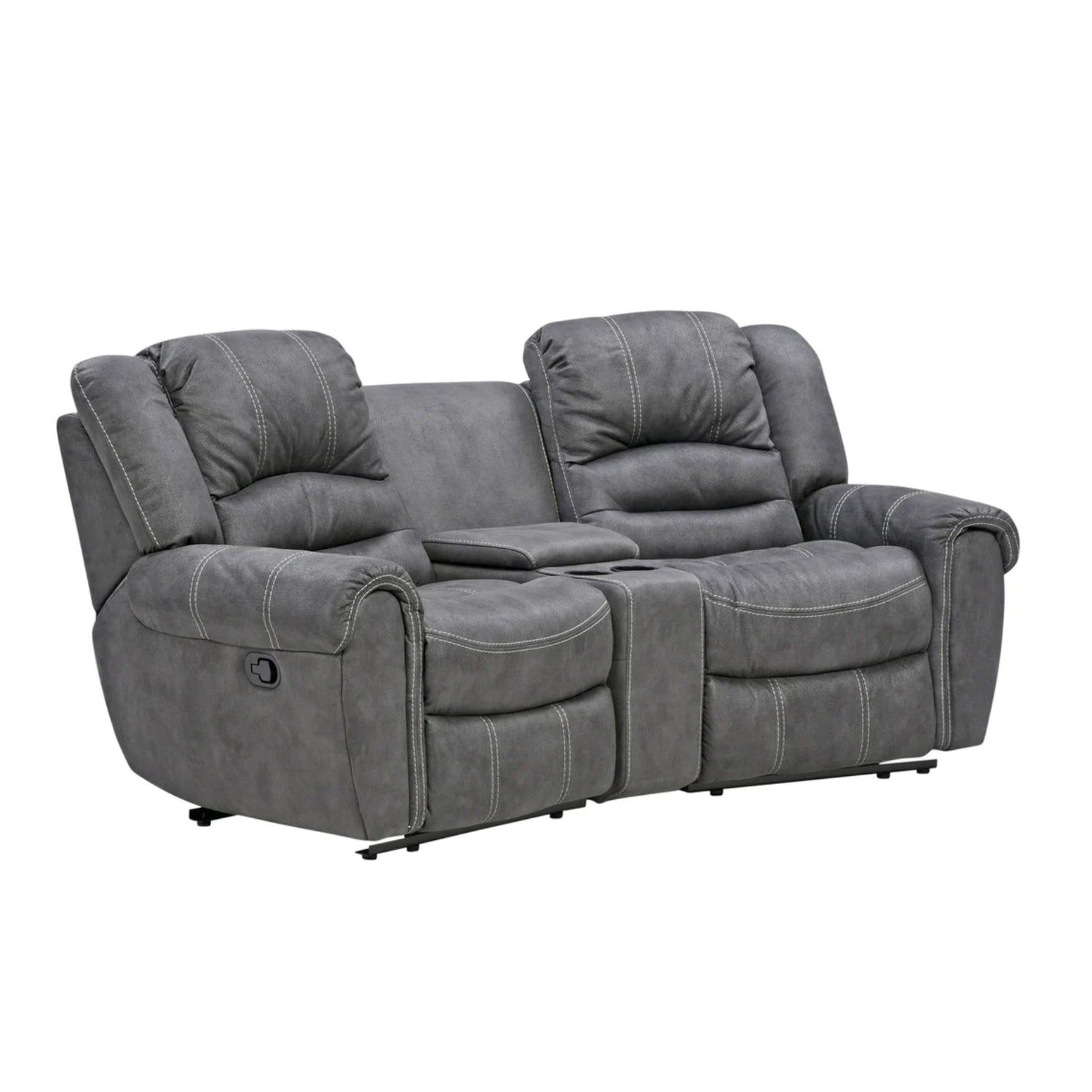 Kaareva kahden hengen Cinema-sohva on supermukava olohuoneen keskipiste.