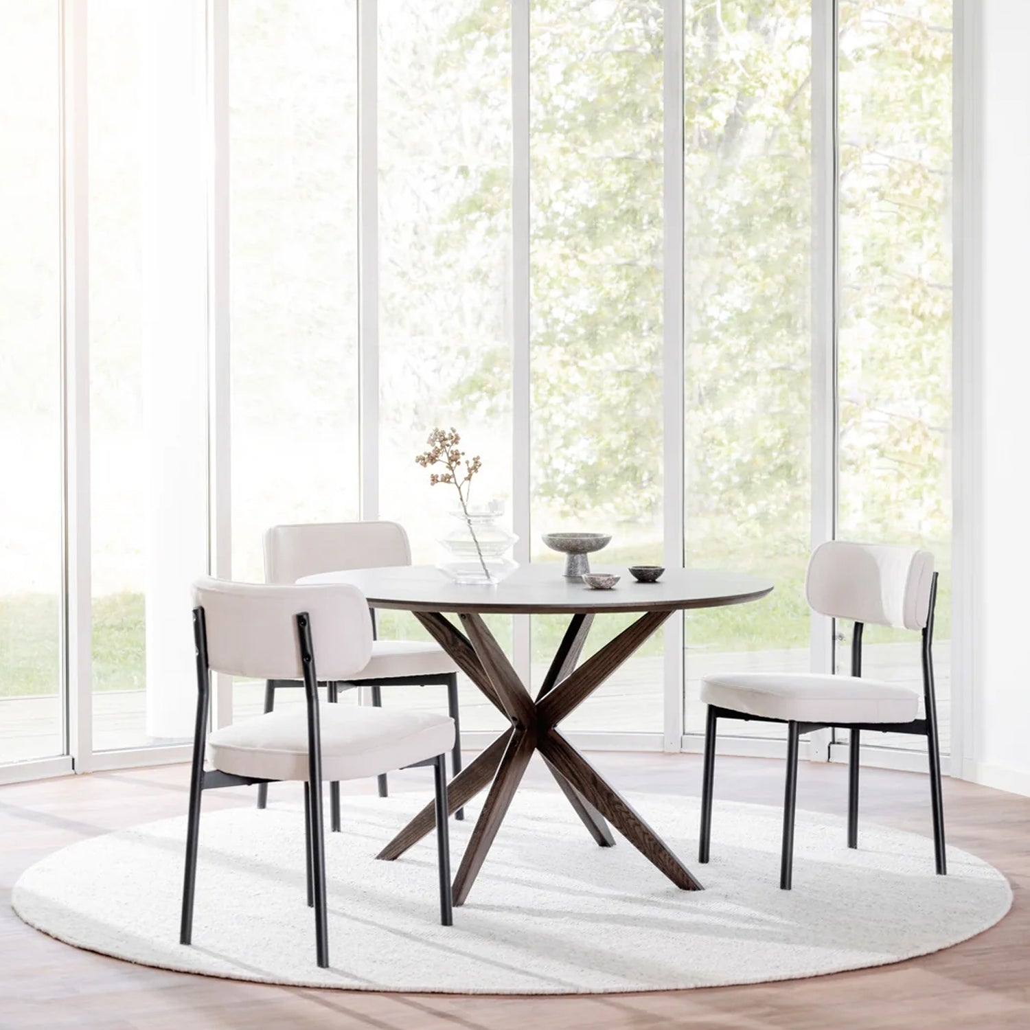 CALVERTON ruokapöytä pyöreä 120 cm