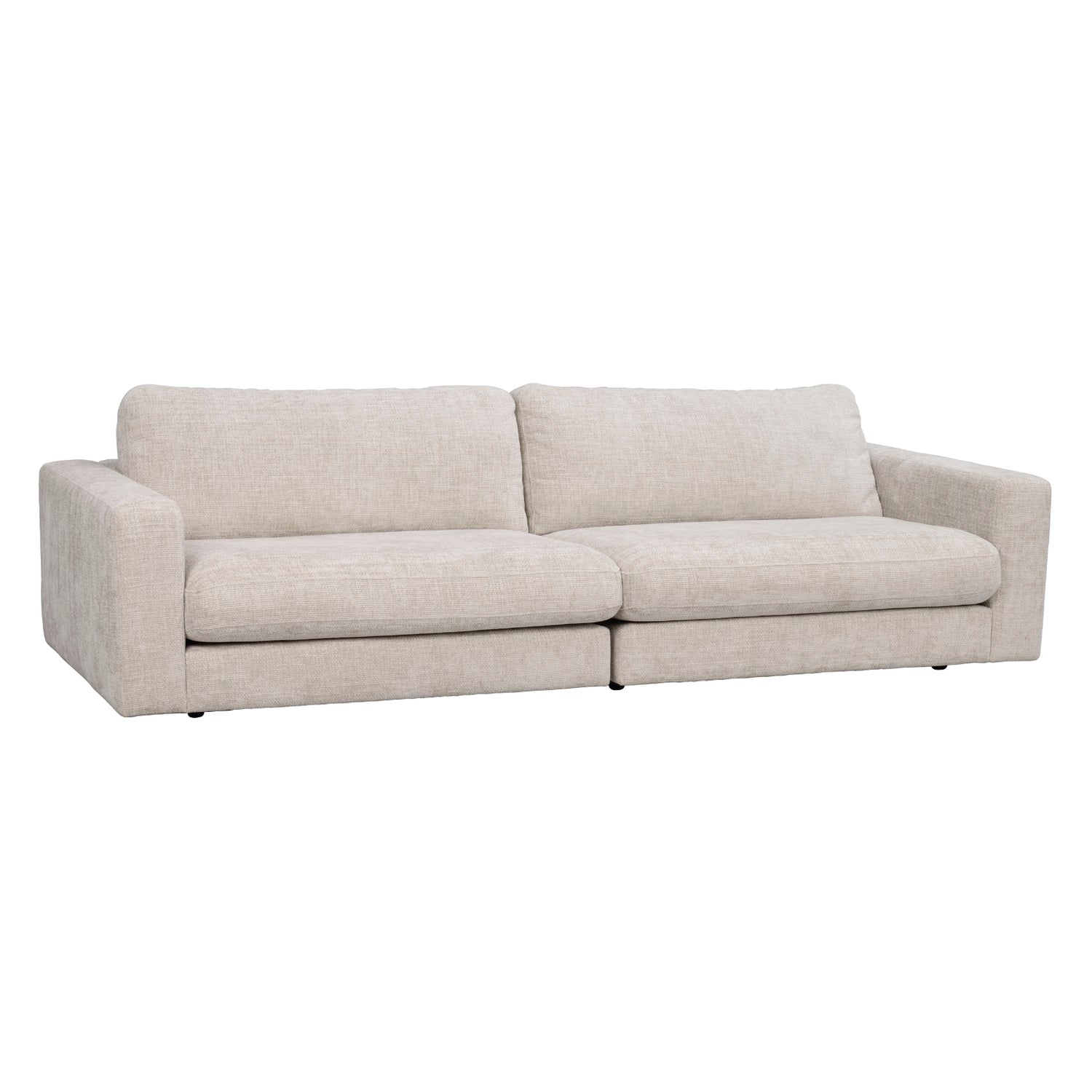 Duncan 3-istuttava sohva Robin Light grey (#1)-kankaalla.