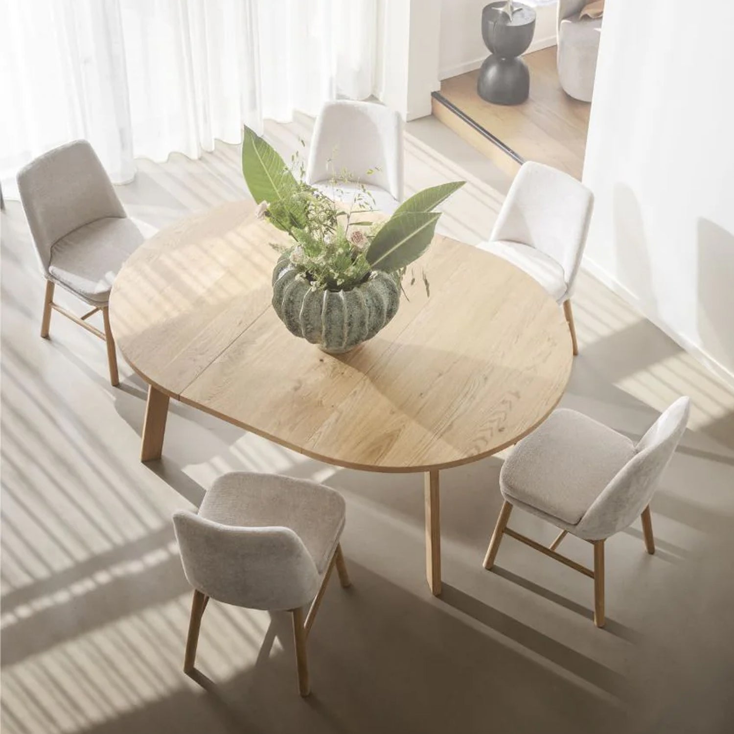 GLENSIDE ruokapöytä pyöreä 130 cm