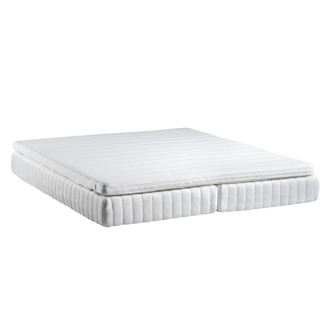 Hilding Feel Ergo -patjassa on valkoinen tikattu joustokangasverhoilu. Patjapakettiin kuuluu yhtenäinen 160 x 200 cm Ergo -sijauspatja.