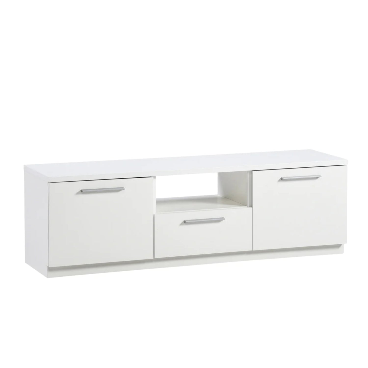 Karo-tv-taso kokonaan valkoisena.