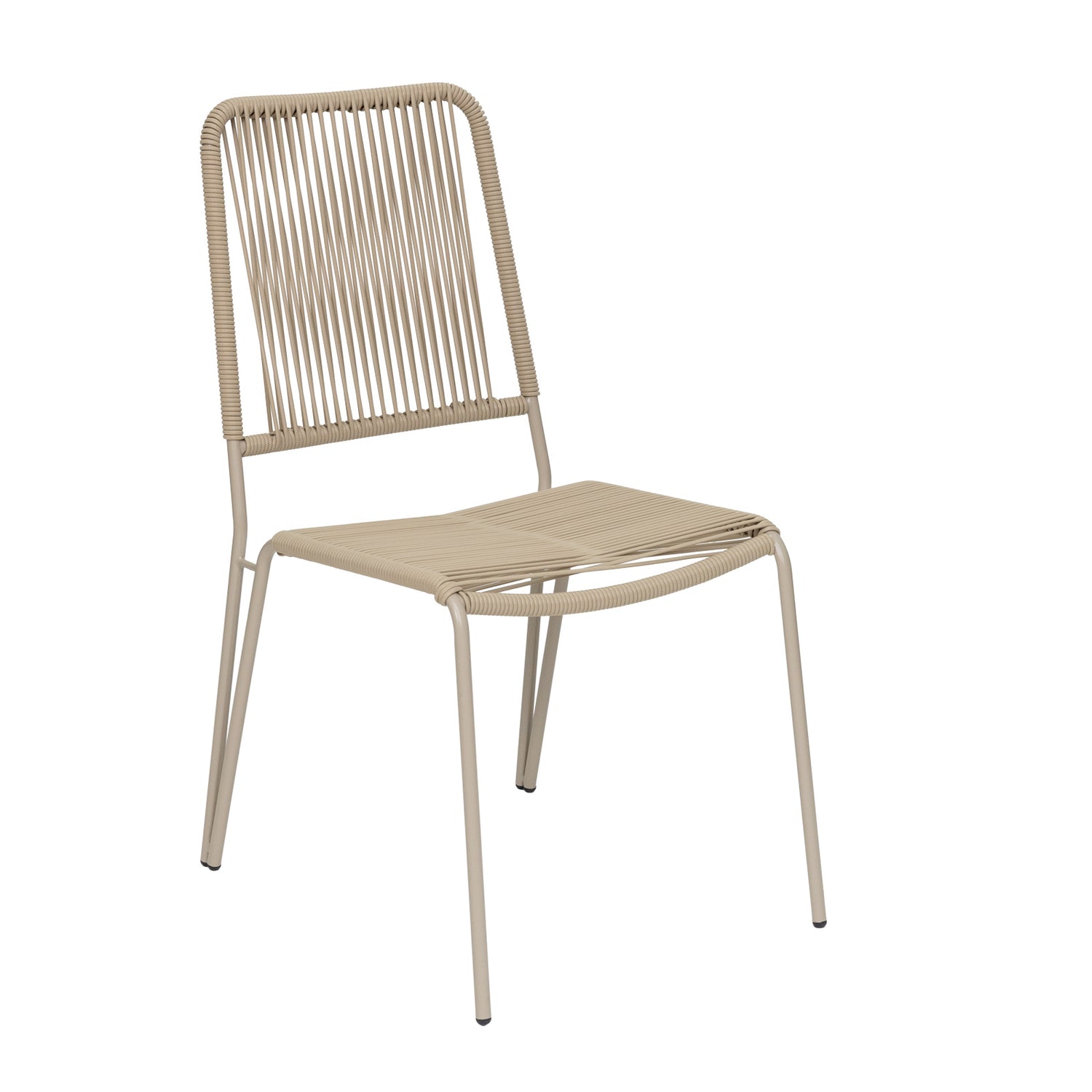 Beigenvärinen Kesähelmi-tuoli.