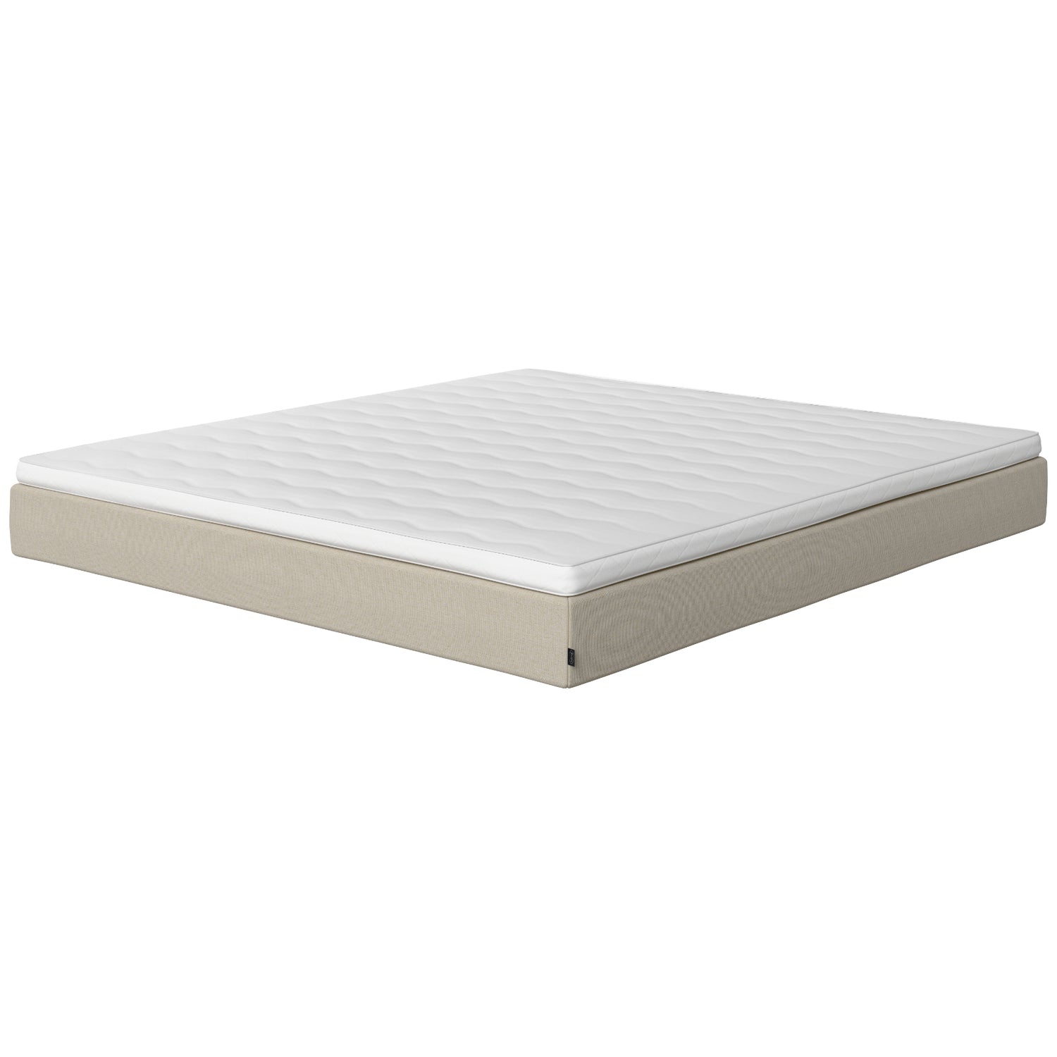 Jensen Onyx -joustinpatjan luonnonvaalea Natural 292 verhoiluväri. Sleep 1 -sijauspatja sisältyy hintaan.