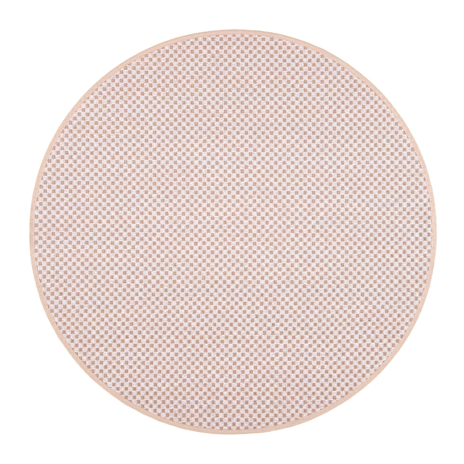 Pyöreä puuvilla-paperinarumatto Pastilli, sinisävyinen