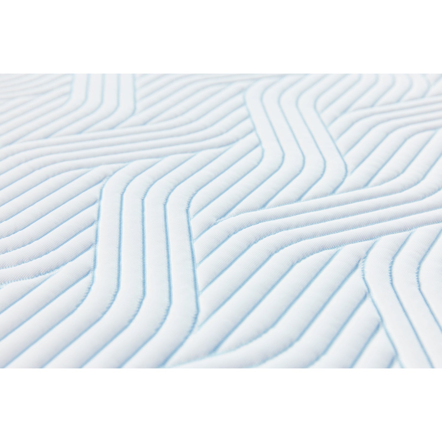 Lähikuvassa Tempur Pro Plus SmartCool -sijauspatjan 3D-kuvioitu irrotettava päällinen.