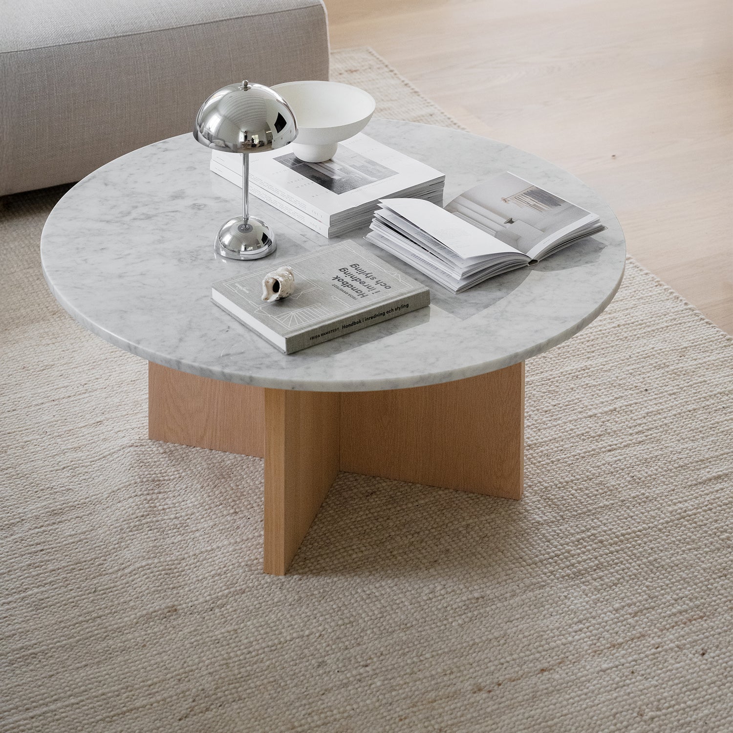 BROOKSVILLE sohvapöytä pyöreä 90 cm