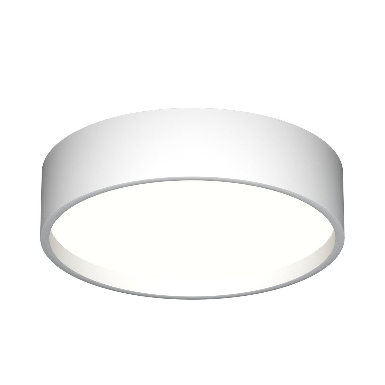 Valkoinen Flyer-plafondi 50 cm halkaisijalla.