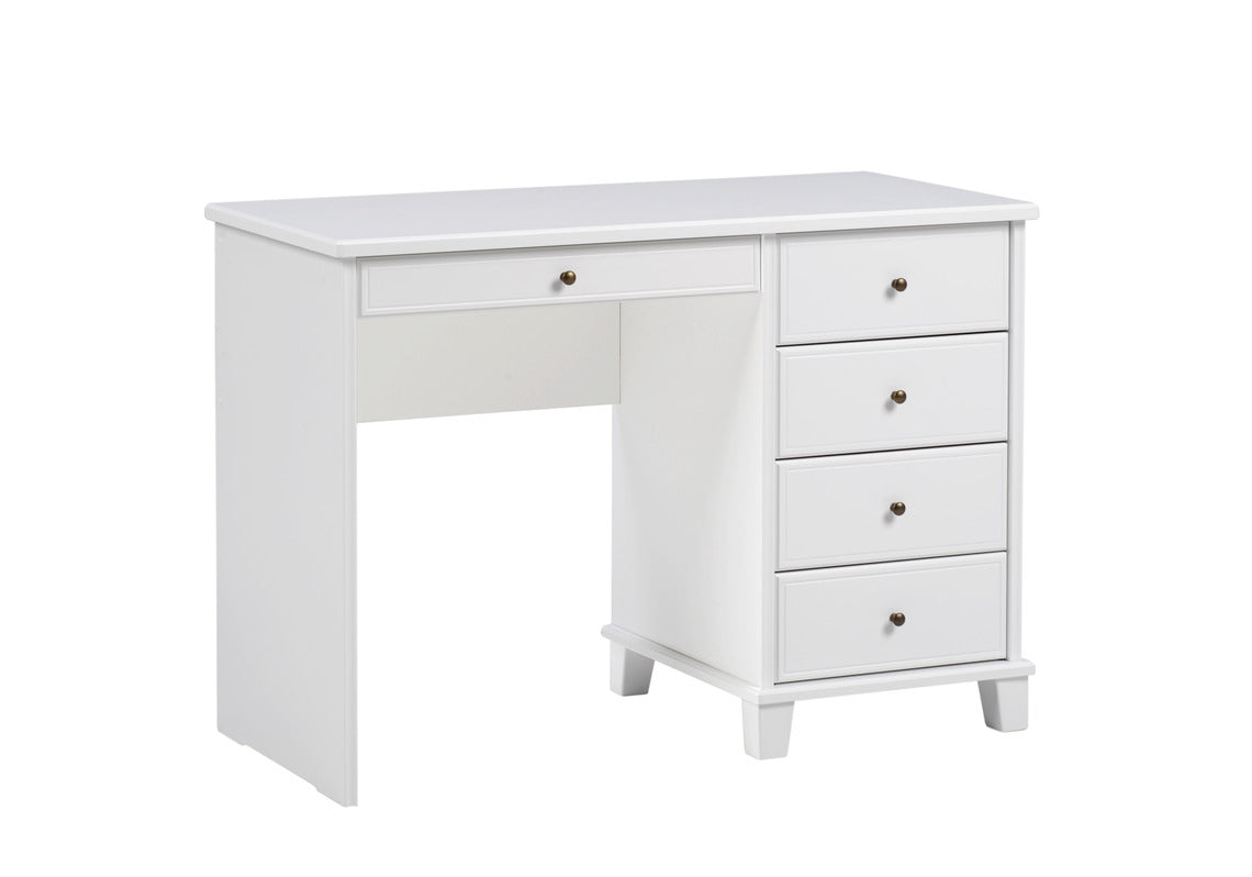 Valkoinen Aada-kirjoituspöytä.