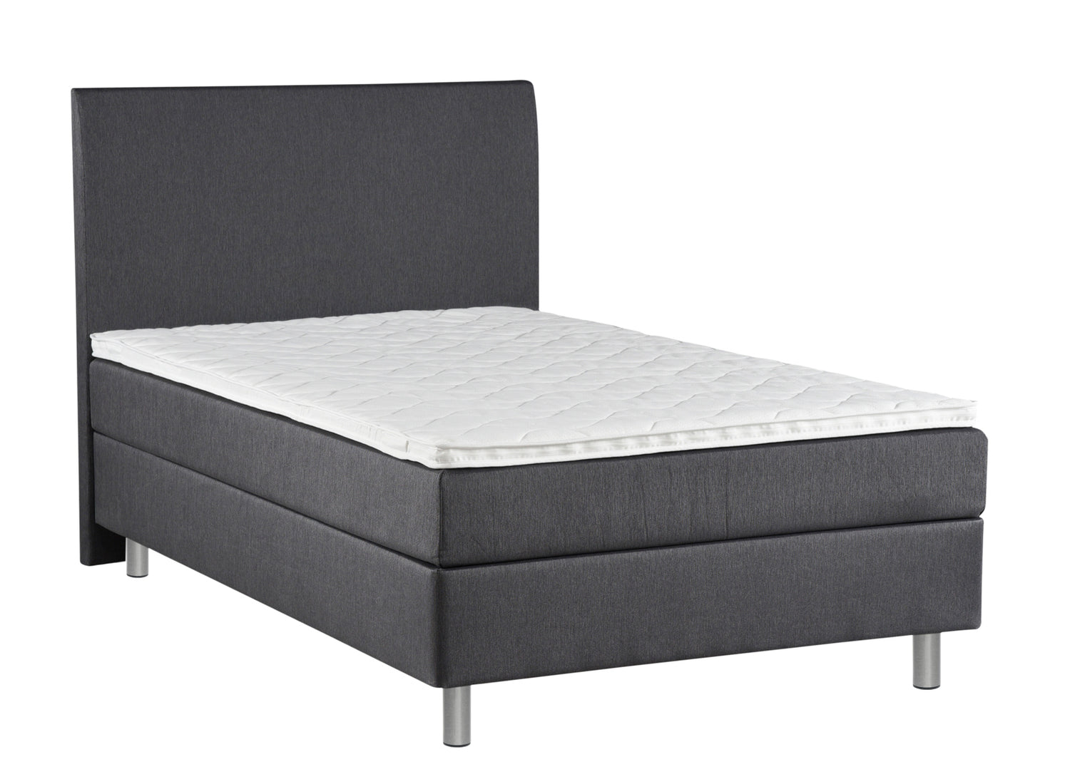 Aalto Tupla -jenkkisänkypakettiin sisältyvät profiloitu sijauspatja ja metallijalat. Kuvan Aalto-sängynpääty myydään erikseen.