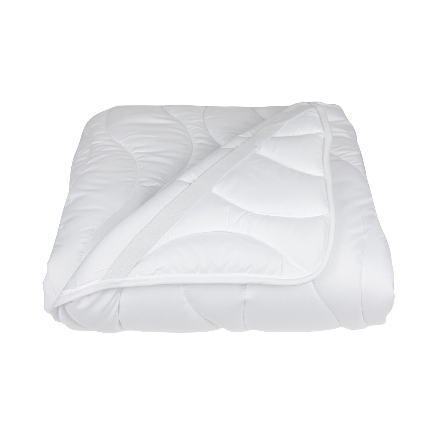 Stemma-sijauspatjan suojus helpottaa vuoteen puhtaanapitoa. Kulmissa on kumilenkit, jolla suojus pysyy paikoillaan.