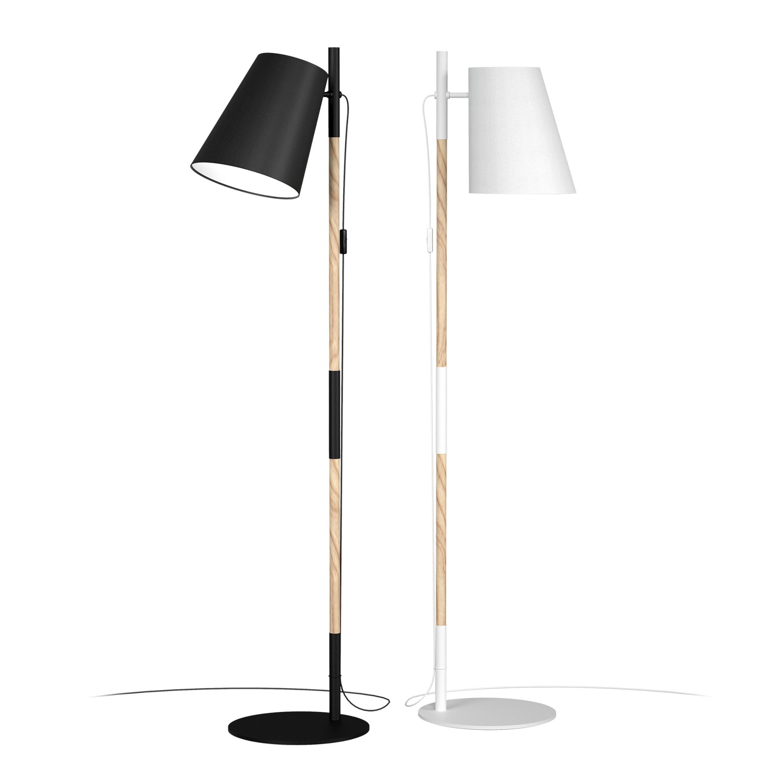 Finder-lattiavalaisinta on saatavana joko mustana tai valkoisena.