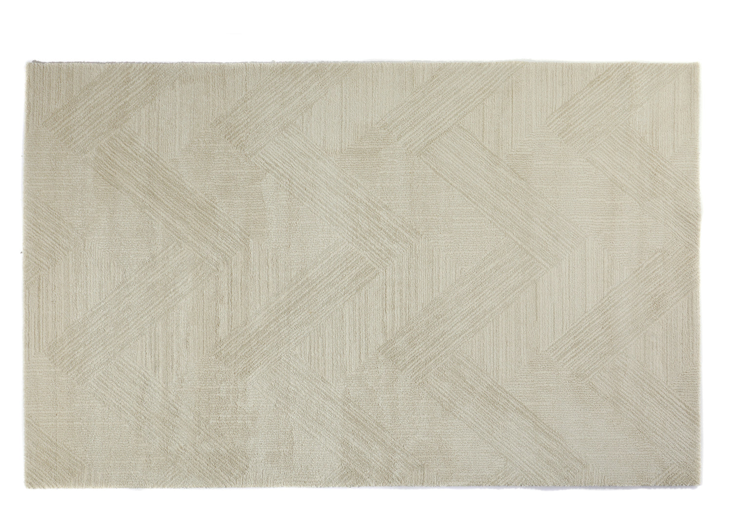 Hanki-nukkamatto trendikkäällä kuosilla, beigen värisenä.