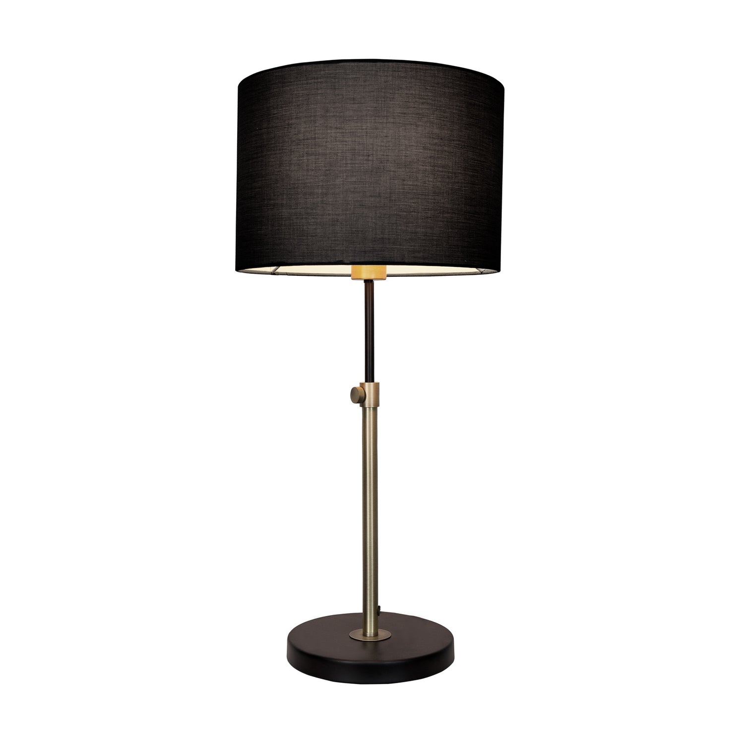 Hitch-pöytävalaisin korkeussäädettävällä jalkaosalla.