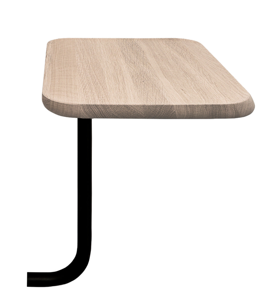 Valkolakattu Add On -yöpöytä, oikeanpuoleinen.