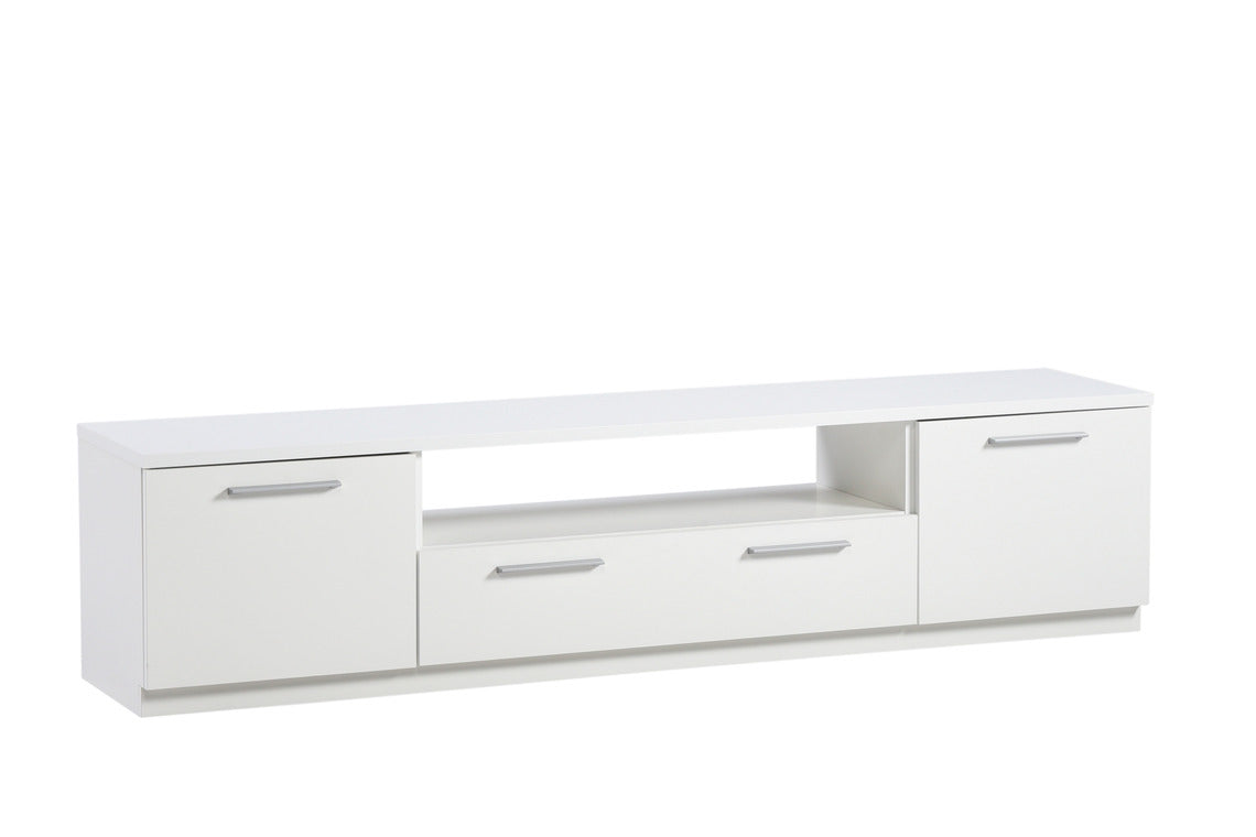 Karo-tv-taso kokonaan valkoisena.