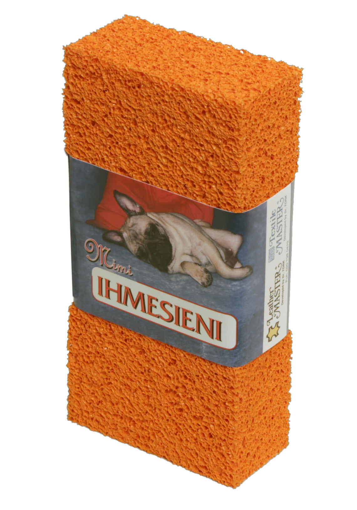 Textile Master Mimi-ihmesieni poistaa nukan ja lemmikkieläinten karvat tekstiilipinnoilta.