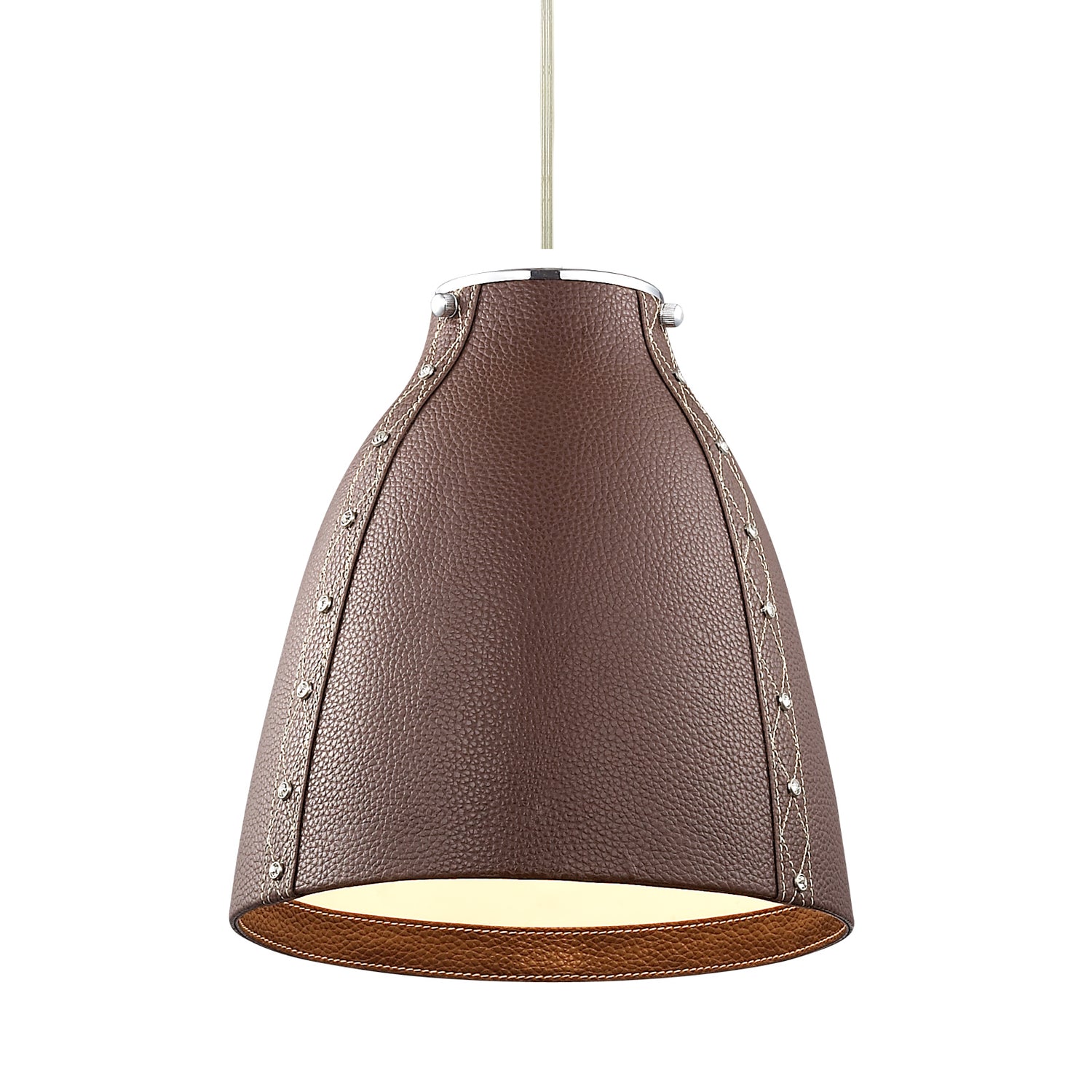 Ruskea Leather-kattovalaisin.