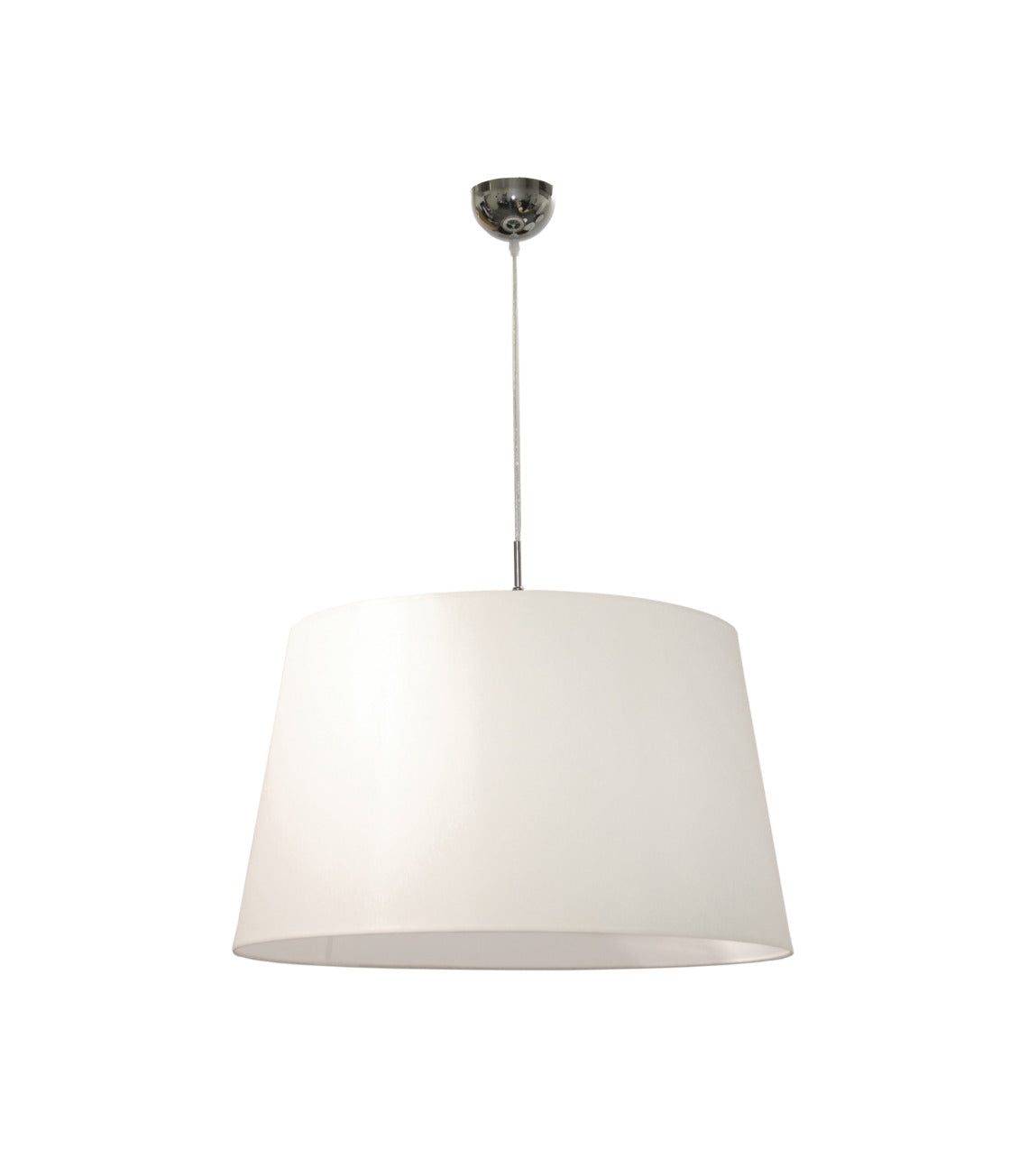 Suurikokoisen Memphis-kattovalaisimen varjostimen halkaisija on 60 cm. Kuvassa valaisin valkoisena.