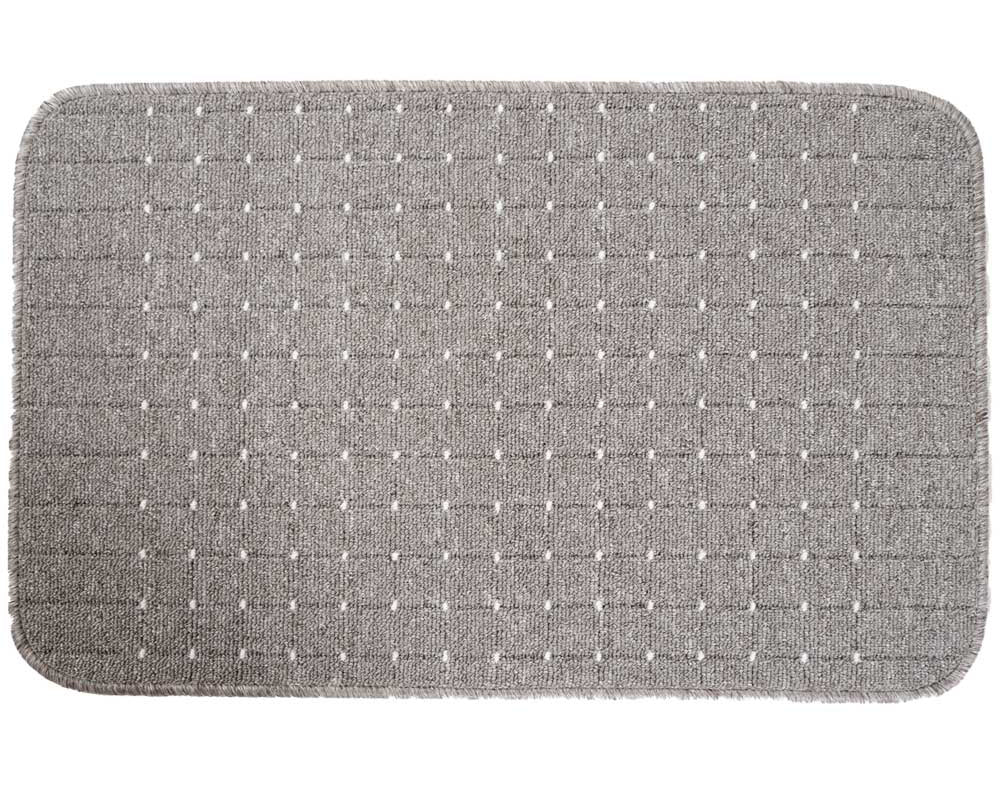 Otava on hyvin kulutusta kestävä, helppohoitoinen ja vesipestävä bukleematto liukumattomalla pohjalla. Kuvassa hopea väri. (Kuvassa on poikkeuksellisesti pyöreän maton sijaan neliskulmainen matto.)