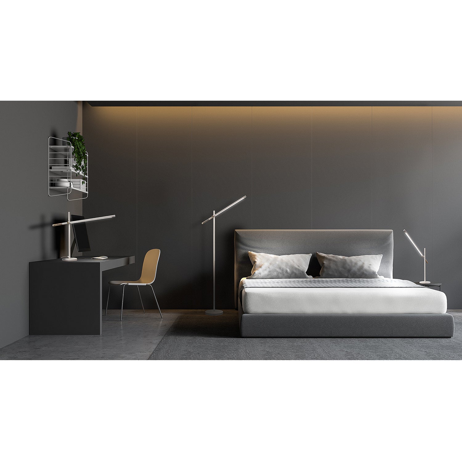 Eleettömät Piano-valaisimet sopivat hillityn ilmeensä vuoksi useisiin sisustustyyleihin.