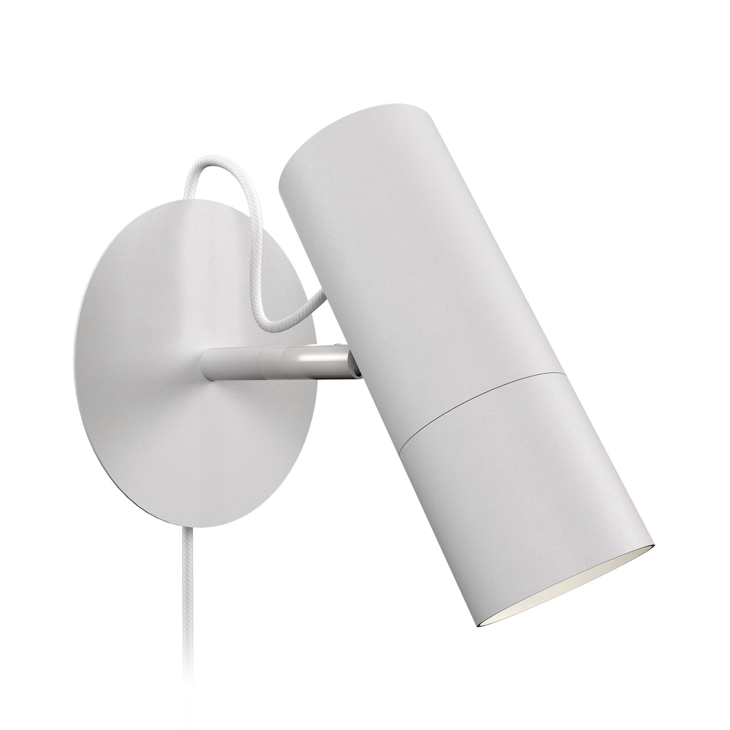 Spot-seinävalaisin mattavalkoisena.