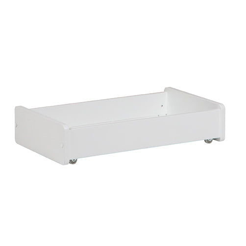 Unipuu-sarjan valkoinen sängynaluslaatikko.