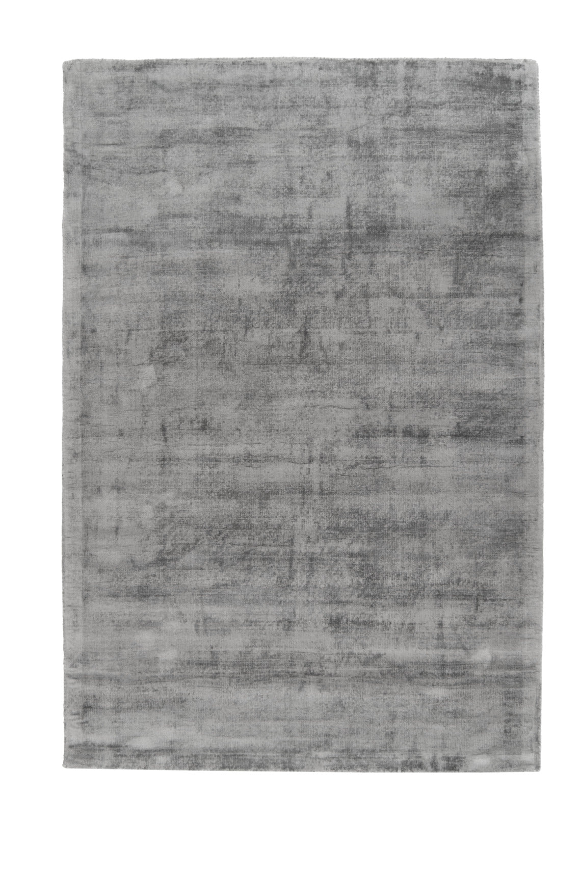 Tummanharmaa Välke-matto. Viskoosimatossa on lyhyt valoa taittava nukka.