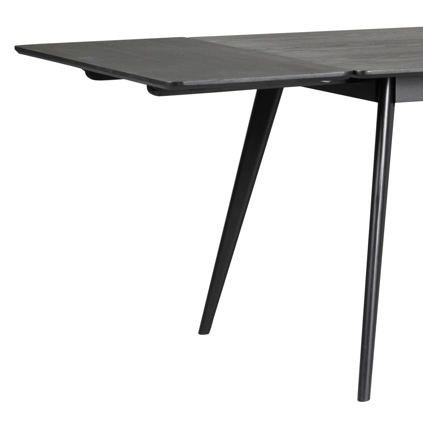 Yumi-ruokapöydän jatkolevy 45 cm, musta.