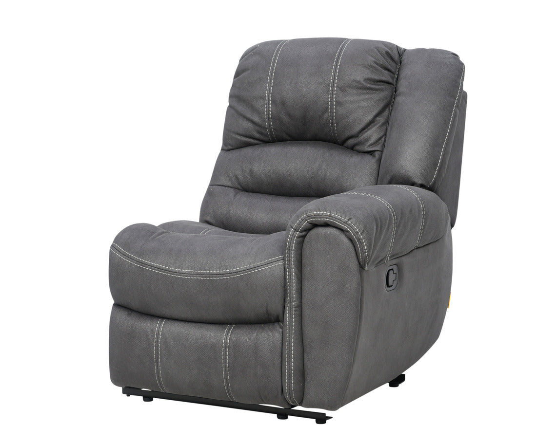 Cinema-moduulisohvan päätyyn sijoitettava istuinpaikka, jossa on recliner-mekanismi. Kuvassa edestä katsottuna oikea päätyosa.