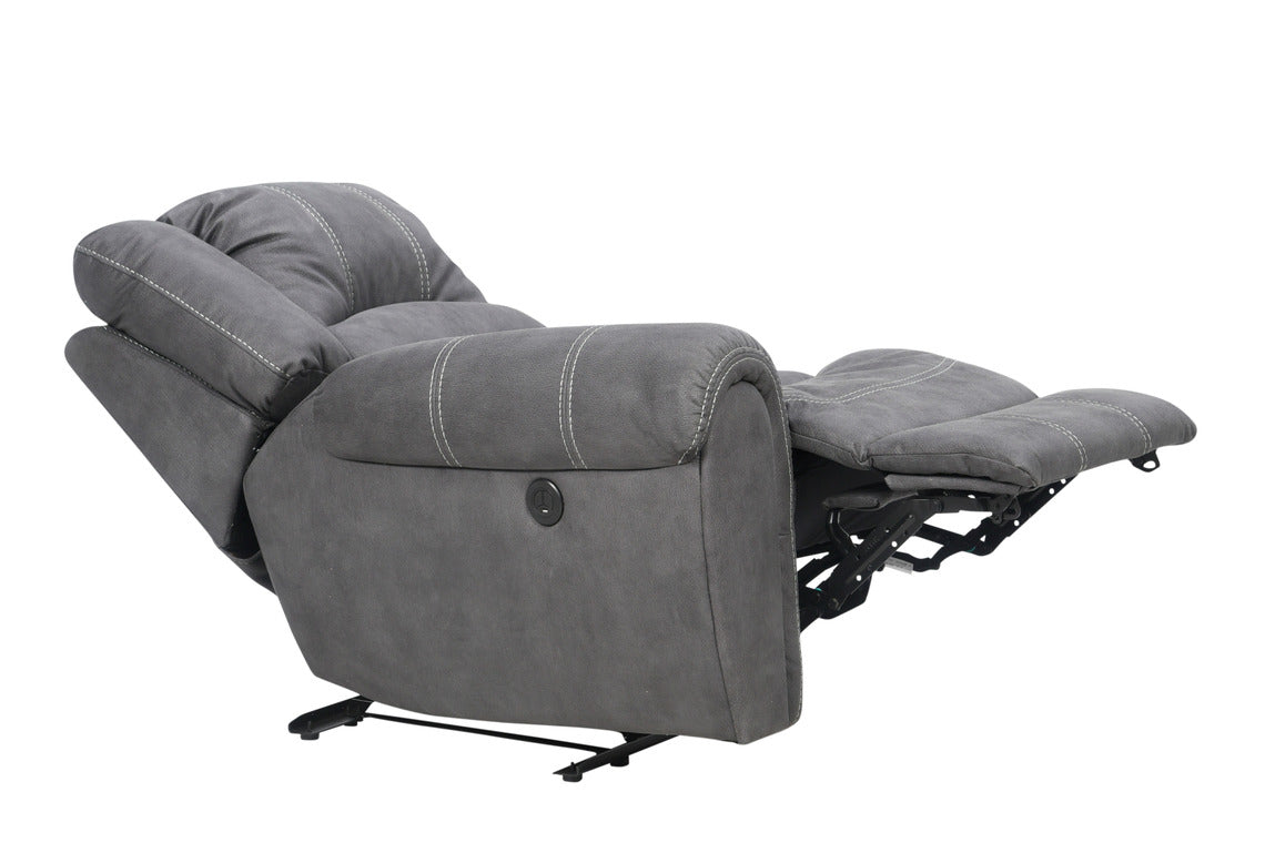 Päätyosan selkänoja kallistuu ja jalkarahi nousee sivussa olevilla painikkeilla.