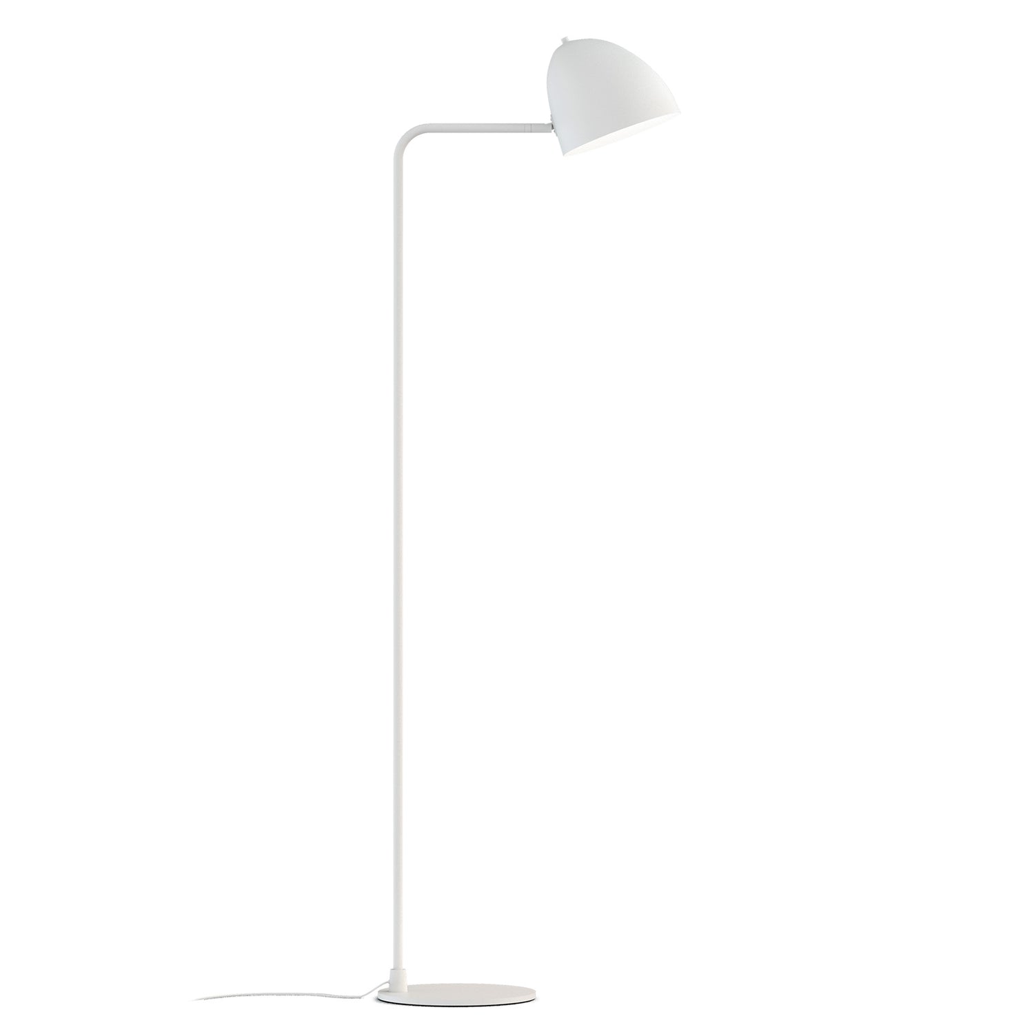 Plaza-lattiavalaisin valkoisena.