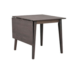 Savutammen värinen Filippa-klaffipöytä koossa 80 x 80 cm.