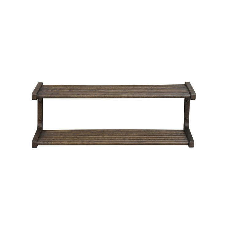 Savutammenvärinen Inverness-kenkäteline 80 cm.