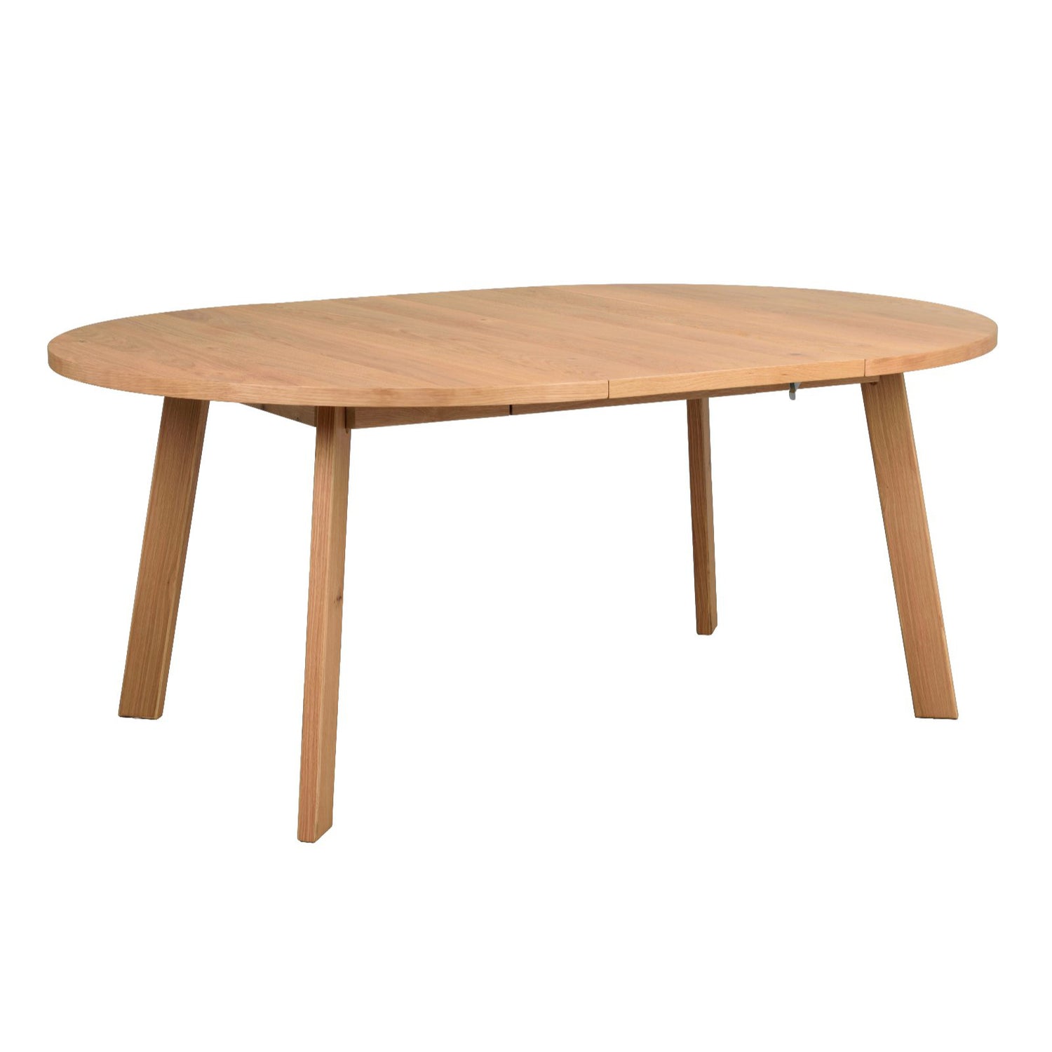 Tammenvärinen Glenside-jatkolevy keskelle kiinnitettynä. Pöytä ja jatkolevyt myydään erikseen.