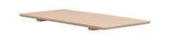 Markham-ruokapöydän jatkolevy 45 cm, valkotammi.