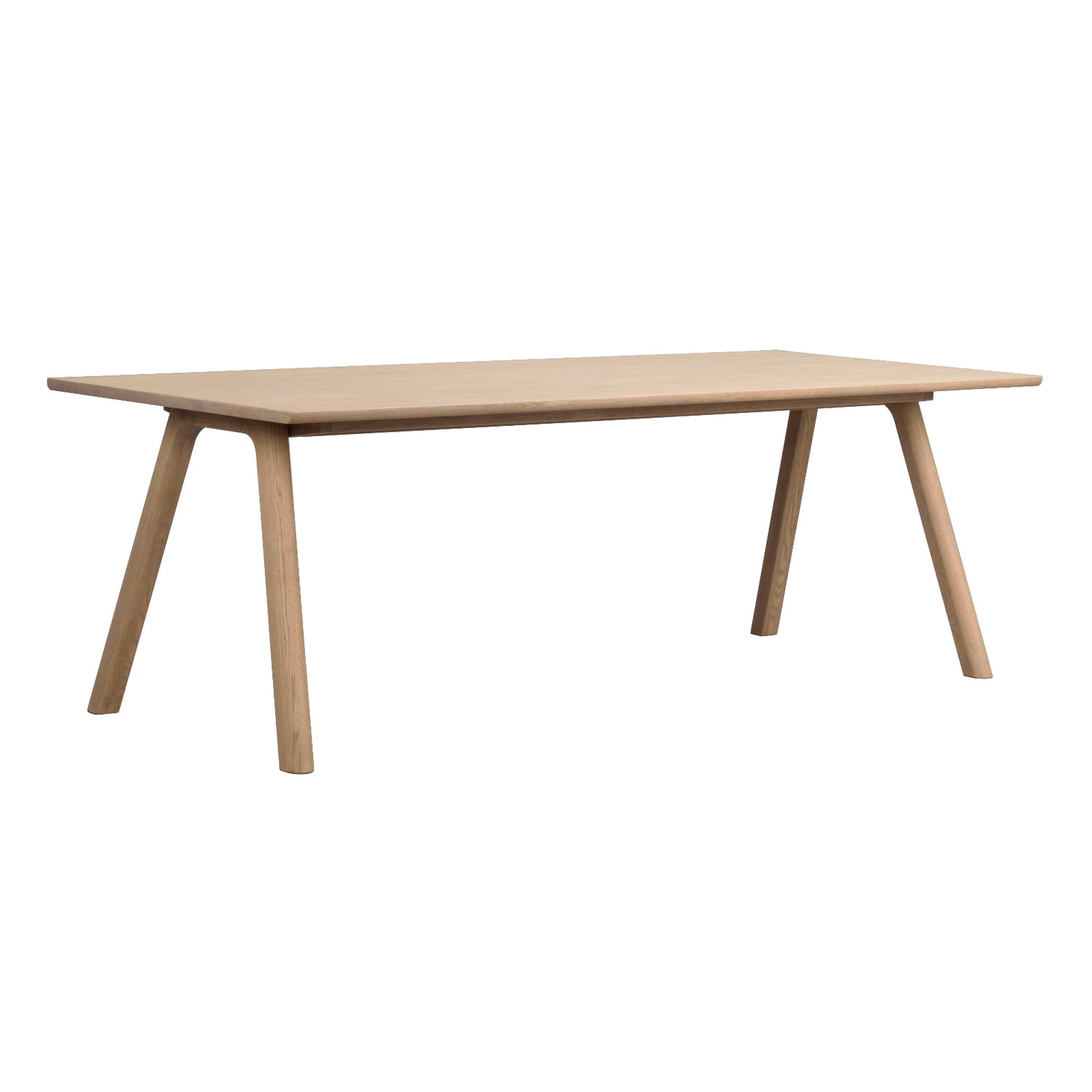 Kuvassa on Clapperton ruokapöytä hiekkatammenvärisenä. 