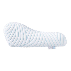 Tempur ErgoPlus SmartCool -tyynystä on saatavilla viisi eri korkeusvaihtoehtoa. Tyynyssä on Smart Cool viilennysteknologia, josta kertoo Tempurin lumihiutale-logo.