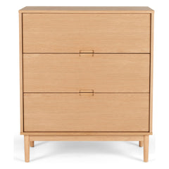 GALEN lipasto 91 cm 3 ltk, luonnonvärinen tammi.