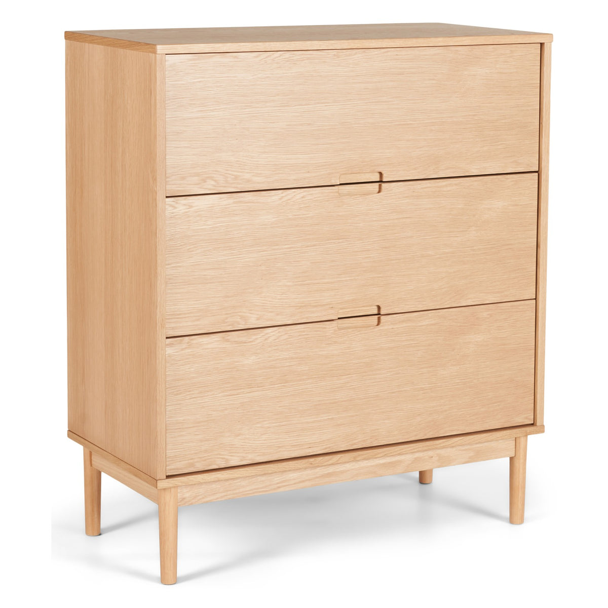 GALEN lipasto 91 cm 3 ltk, luonnonvärinen tammi.