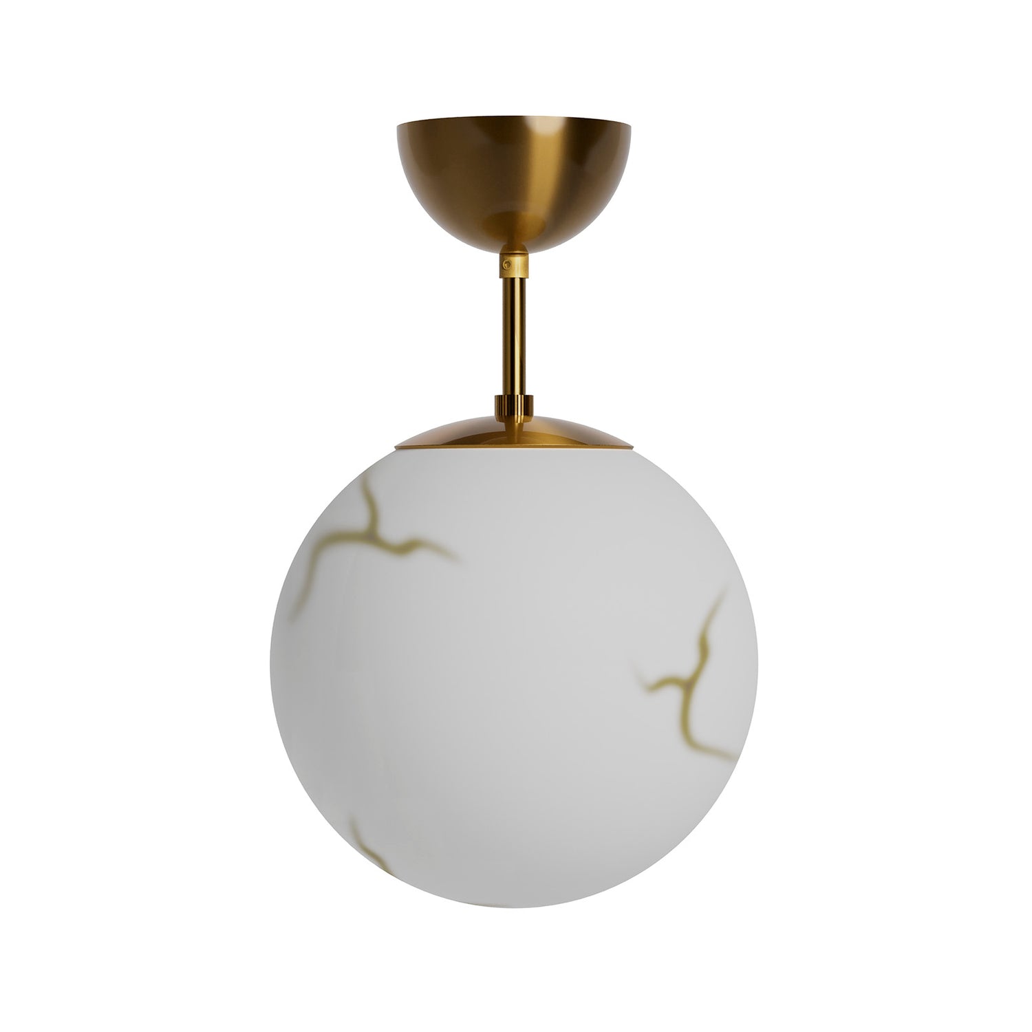 Bellaggio 1-osainen riippuvalaisin antiikki messinki / marmori.