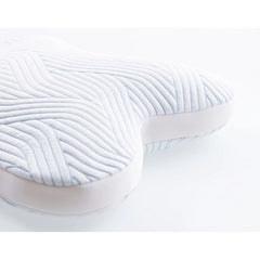 Tempur Ombracio -tyynyssä on vetoketjullinen, 3D-kuvioitu Smart Cool-päällinen.