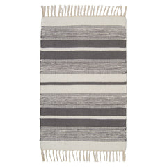 Arne-puuvillamatto, harmaa kuosi.